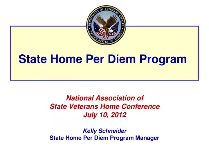 state home per diem program