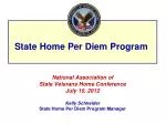 State Home Per Diem Program - slide 1