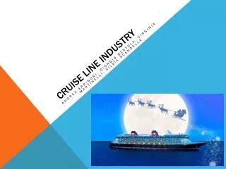 Cruise line industry