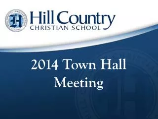 2014 Town Hall Meeting