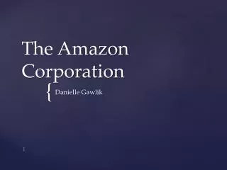 The Amazon Corporation