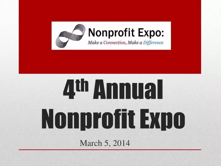 4 th annual nonprofit expo