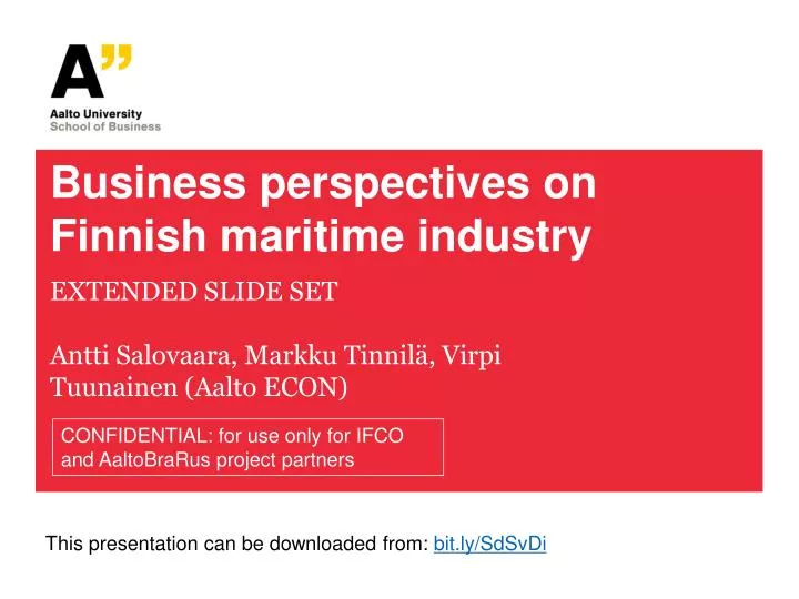 business perspectives on finnish maritime industry