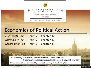 Economics of Political Action