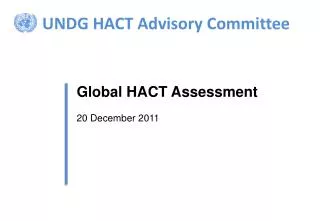 UNDG HACT Advisory Committee