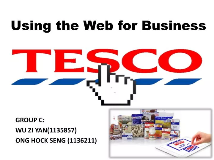 using the web for business