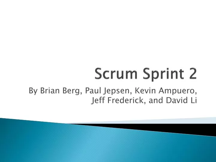 scrum sprint 2