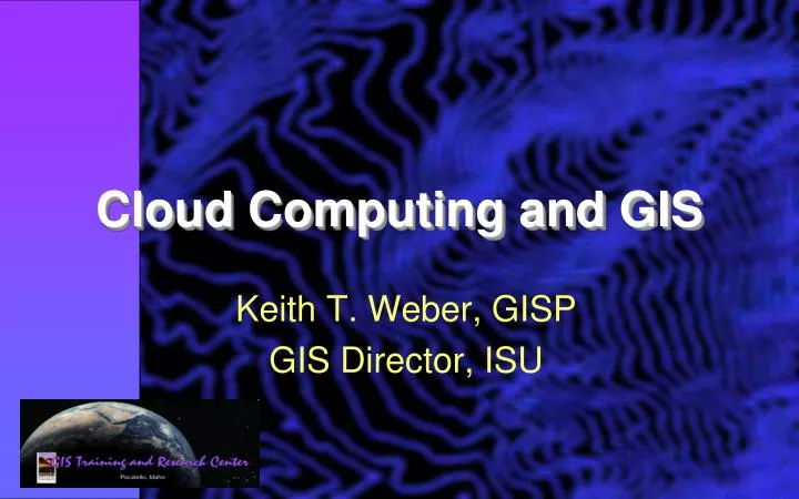 cloud computing and gis