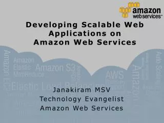 developing scalable web applications on amazon web services