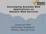 Developing Scalable Web Applications on Amazon Web Services - slide 1