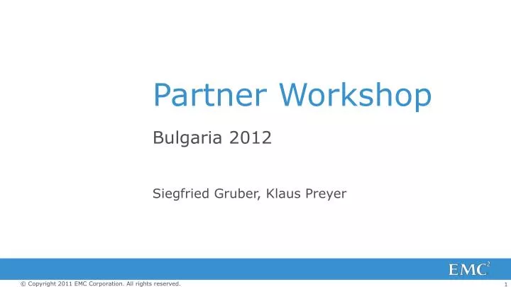 partner workshop