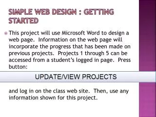 Simple web design : getting started