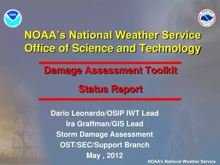 noaa s national weather service office of science and technology