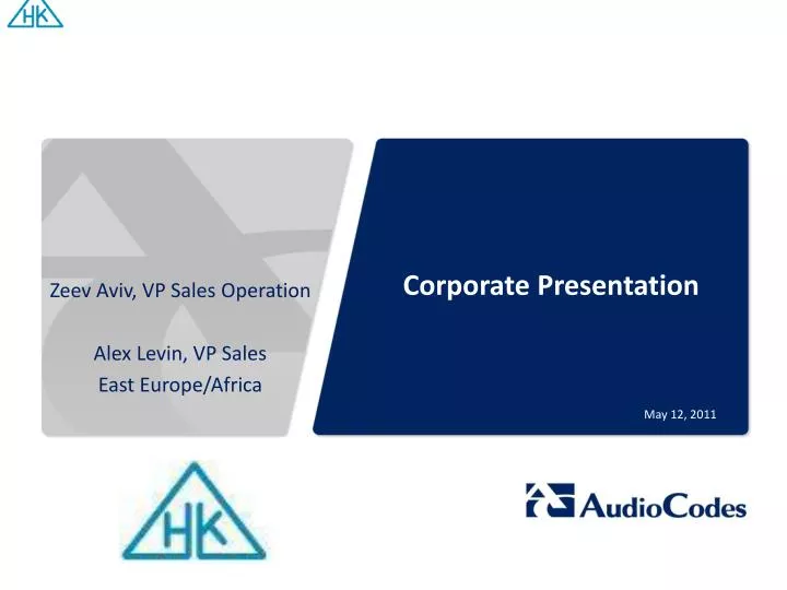 corporate presentation