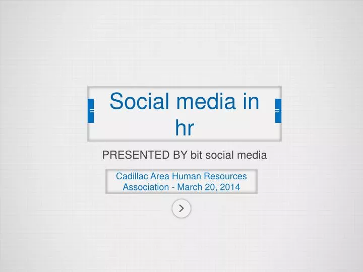 s ocial media in hr