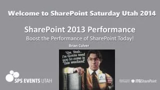 SharePoint 2013 Performance Boost the Performance of SharePoint Today!