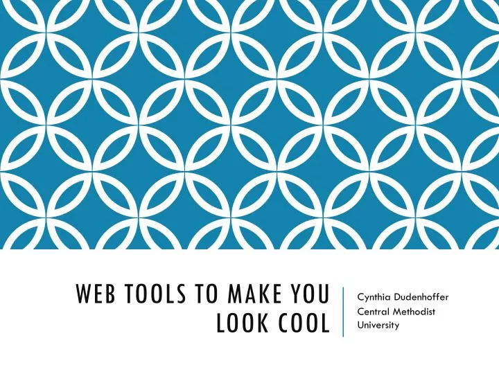 web tools to make you look cool