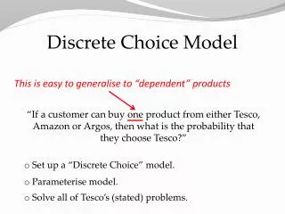 Discrete Choice Model