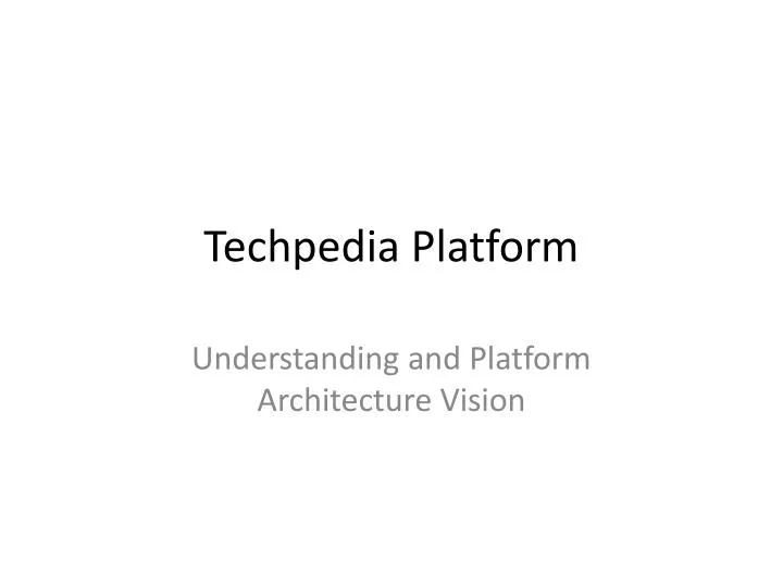 techpedia platform