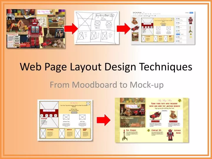 web page layout design techniques