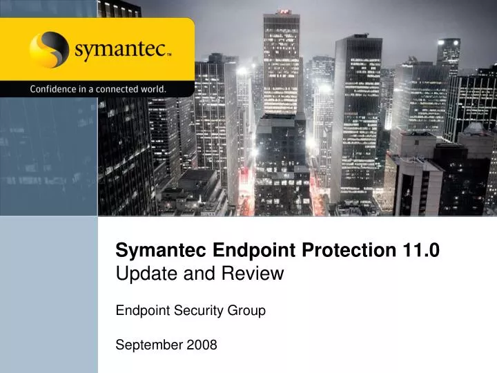 symantec endpoint protection 11 0 update and review