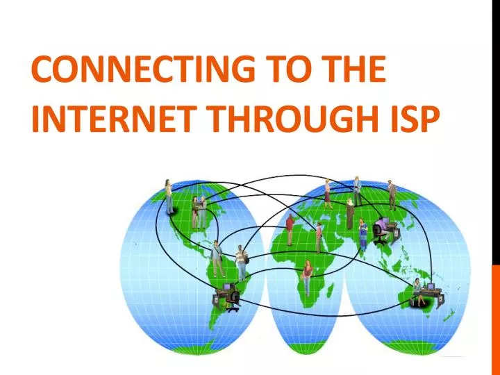 connecting to the internet through isp