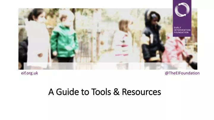 a g uide to tools resources