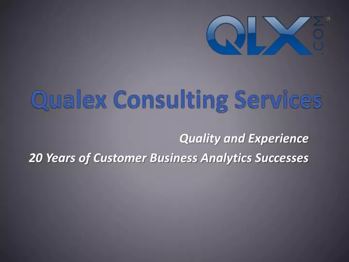 qualex consulting services