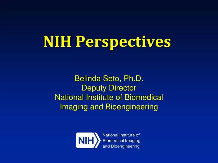 nih perspectives