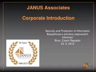 JANUS Associates Corporate Introduction