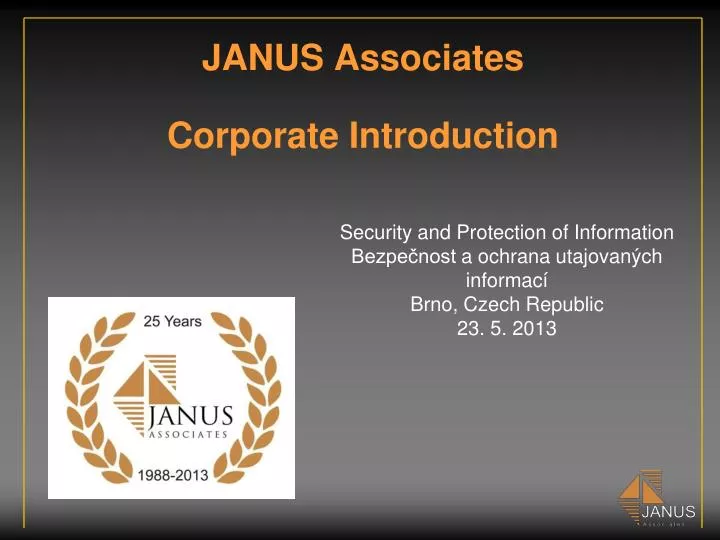 janus associates corporate introduction