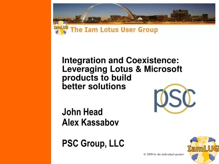 integration and coexistence leveraging lotus microsoft products to build better solutions