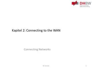 Kapitel 2: Connecting to the WAN