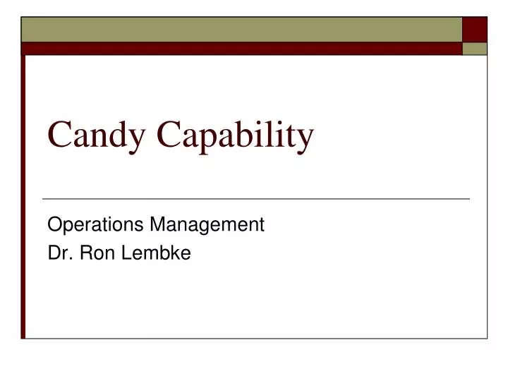 candy capability