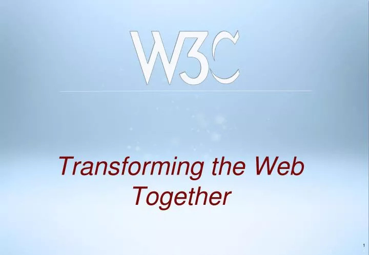 transforming the web together