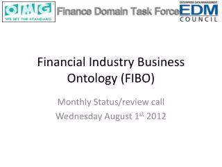 Financial Industry Business Ontology (FIBO)