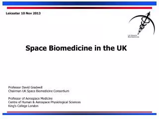 Space Biomedicine in the UK