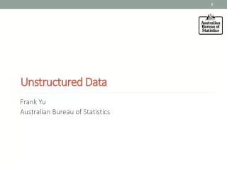 Unstructured Data