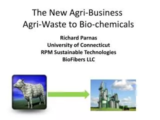 The New Agri-Business Agri -Waste to Bio-chemicals