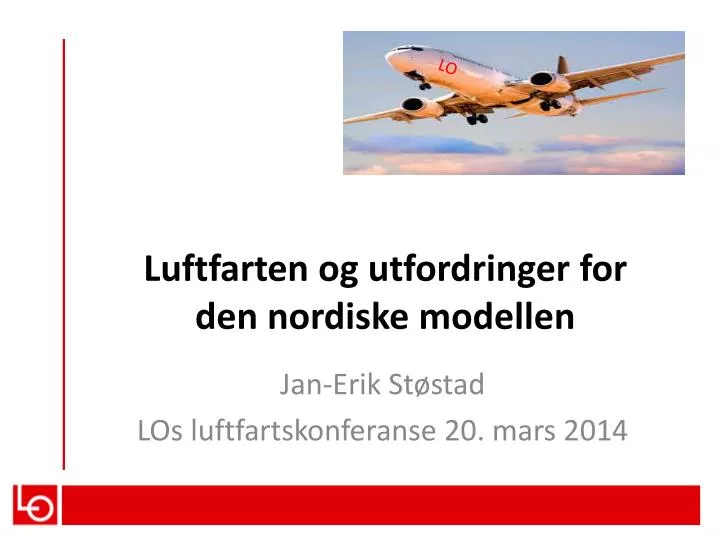 luftfarten og utfordringer for den nordiske modellen