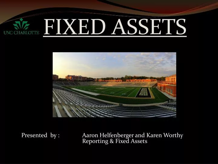 fixed assets