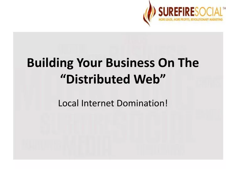 building your business on the distributed web