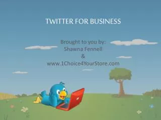 TWITTER FOR BUSINESS