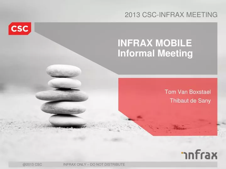 infrax mobile informal meeting