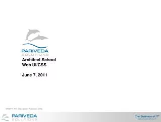 Architect School Web UI/CSS June 7, 2011