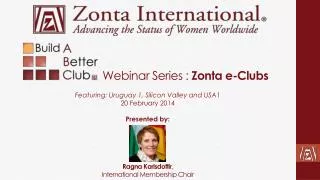 Webinar Series : Zonta e-Clubs