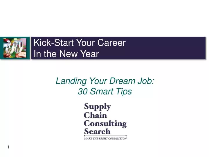 kick start your career in the new year