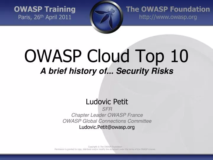 owasp cloud top 10 a brief history of security risks