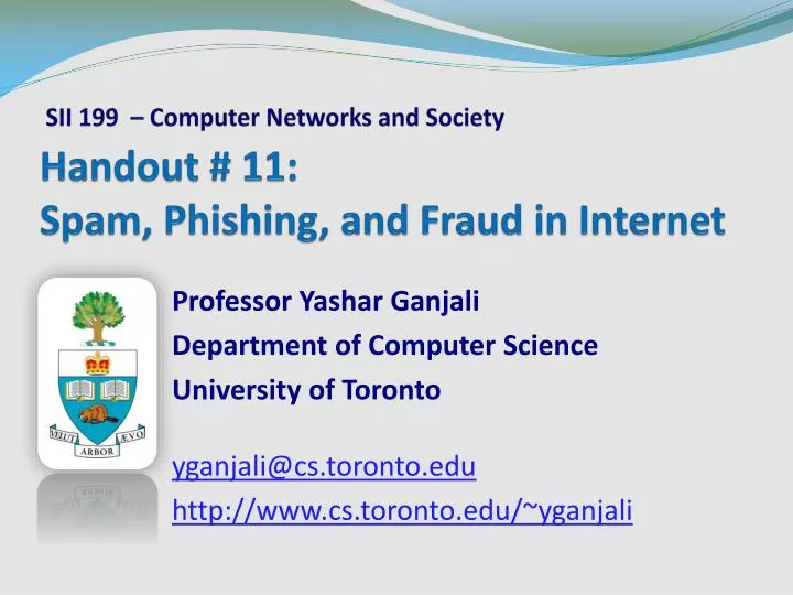 handout 11 spam phishing and fraud in internet