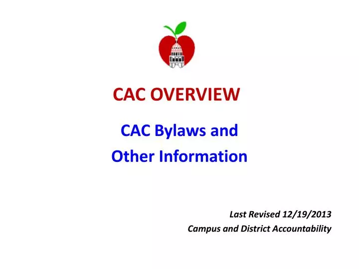 cac overview